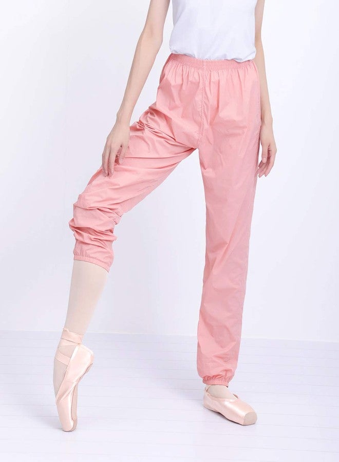 Daydance بنطال باليه نسائي وردي اللون من داي دانس، مصنوع من قماش مقاوم للتمزق، مناسب للرقص والإحماء والتعرق. - Image 2